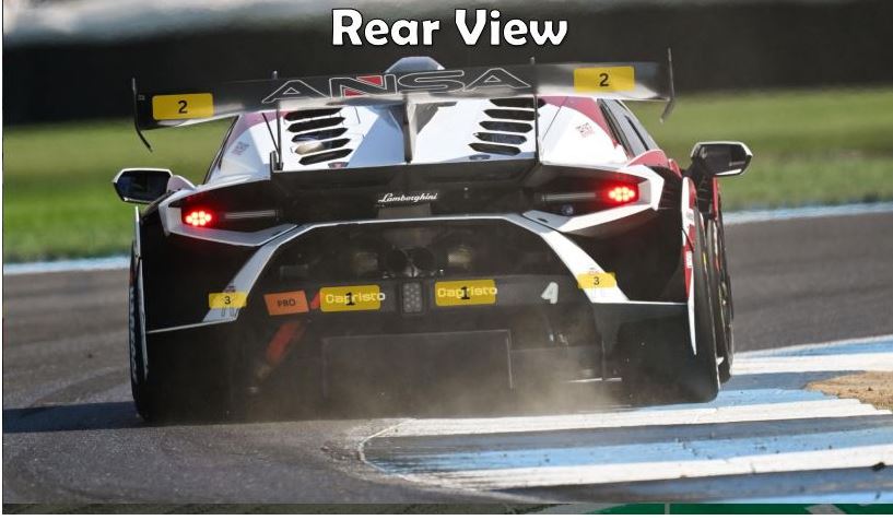 Car Rear Profile - Sponsor Placement